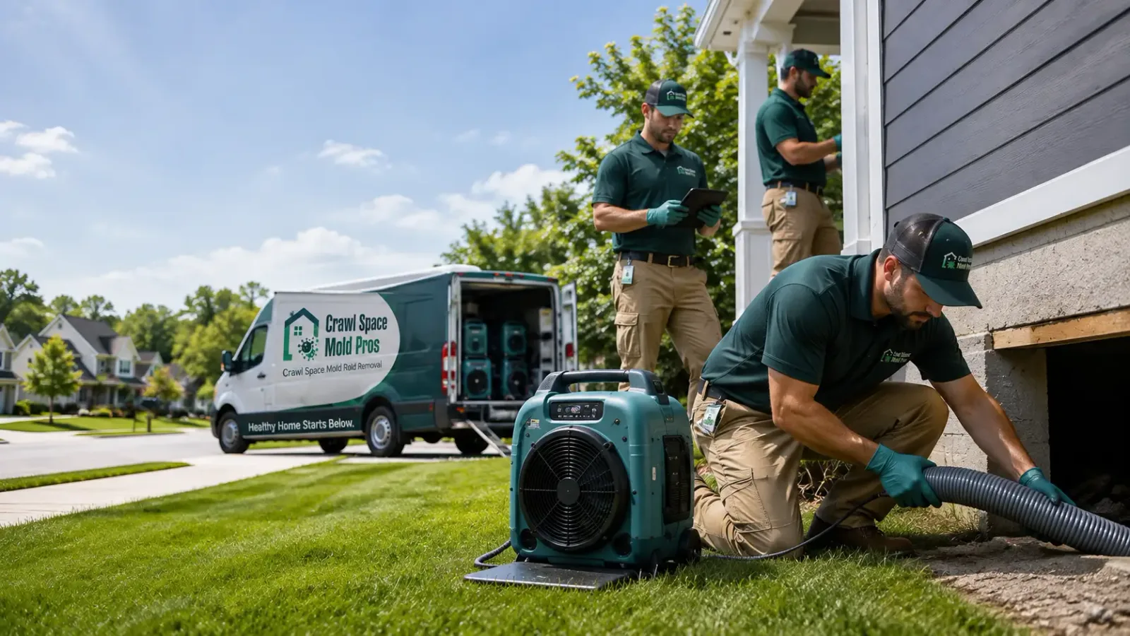 Crawl Space Mold Removal in Derwent, OH